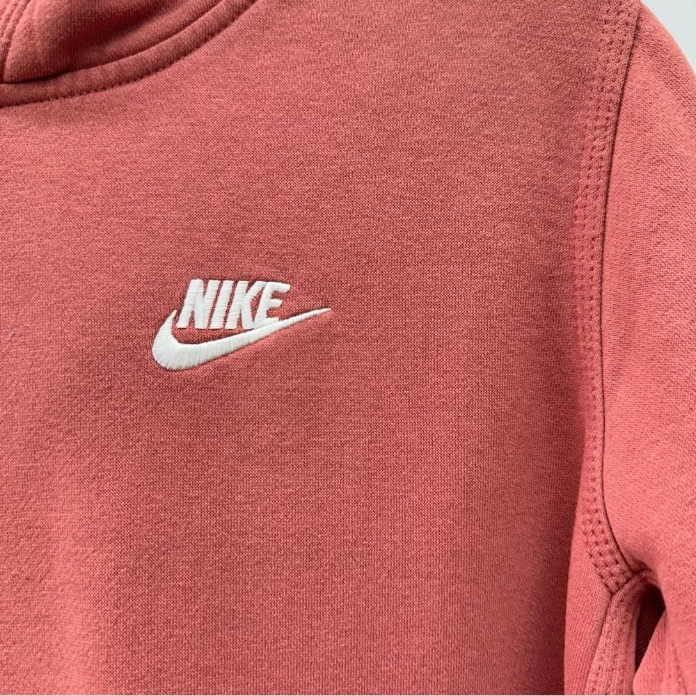 Nike salmon long sleeve hooded sweatshirt‎ hoodie women's xl